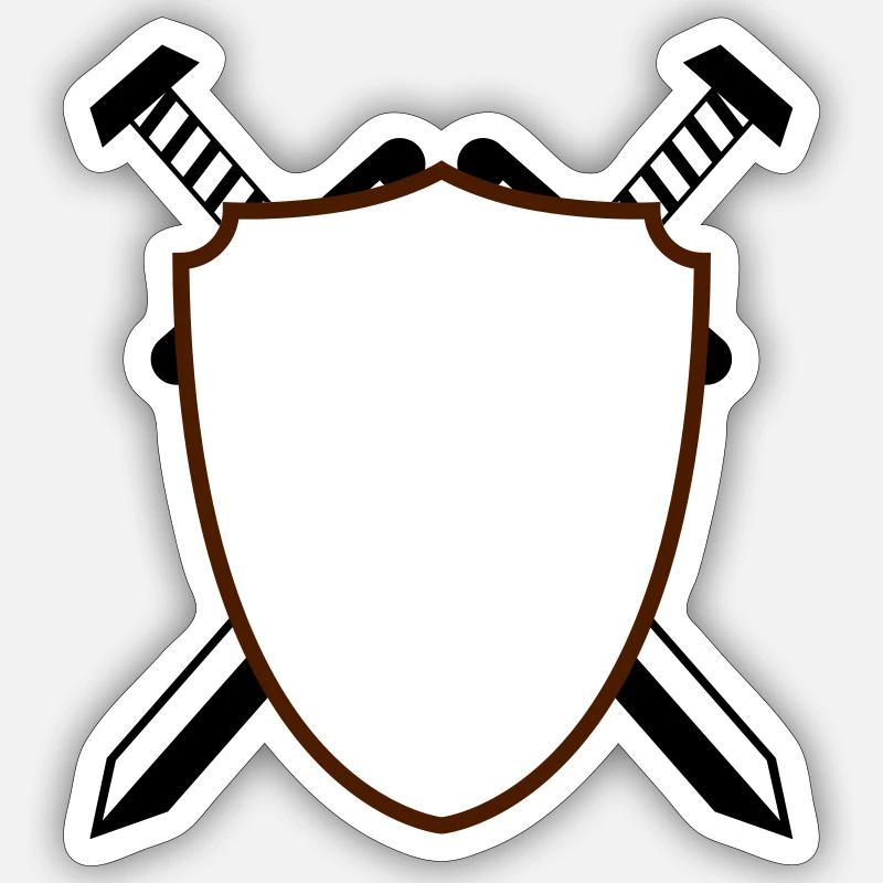 Wappen Sticker Größe S (10 x 10 cm)