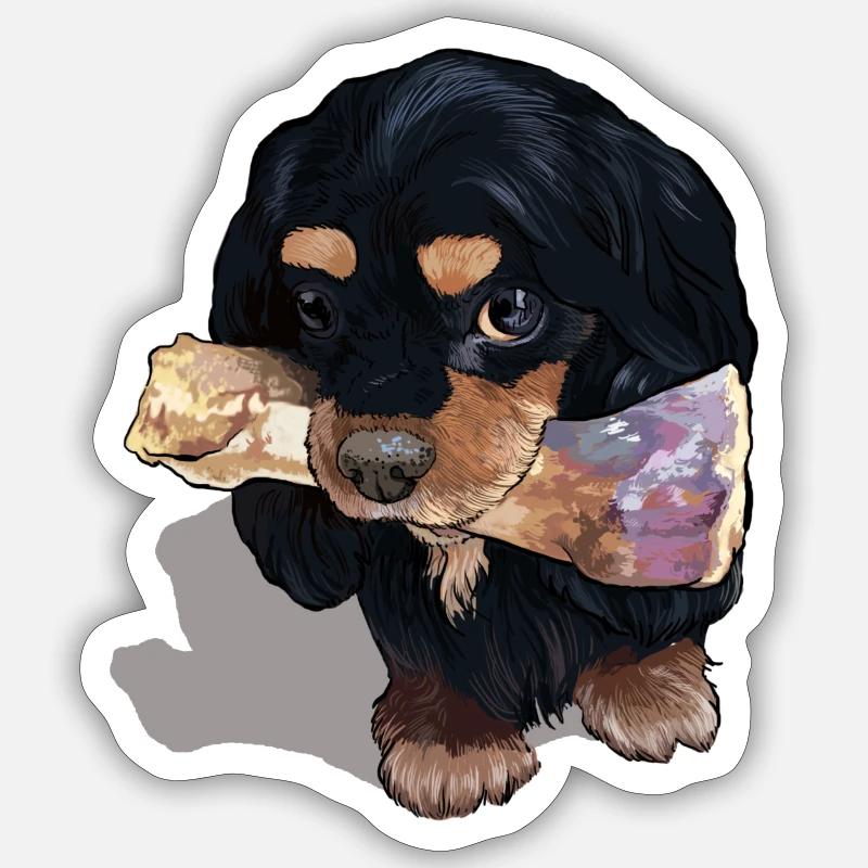 my bone Sticker size S (10 x 10 cm)