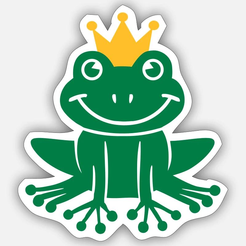 Grenouille Sticker taille S (10 x 10 cm)