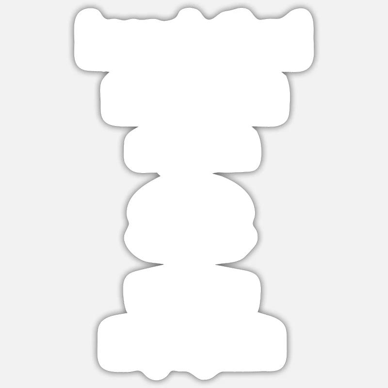 Rhythm, saying, music Sticker size S (10 x 10 cm)