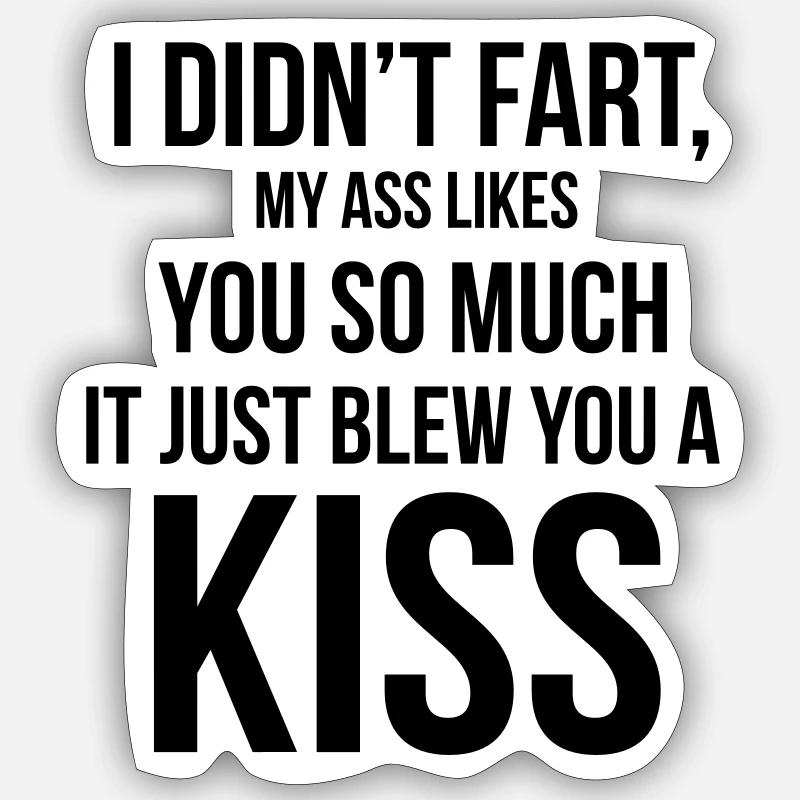 Fart Sticker size S (10 x 10 cm)