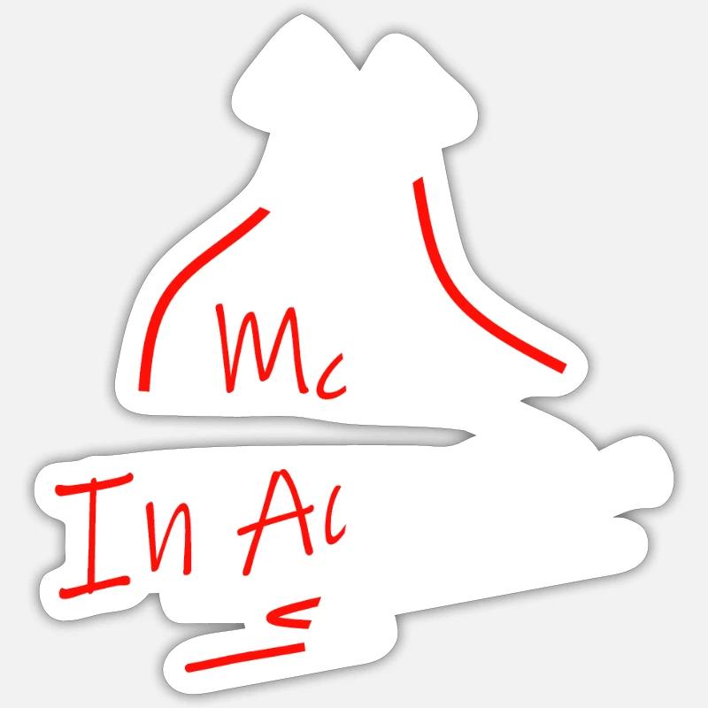 Made in Austria - Sticker Größe S (10 x 10 cm) - Mattweiß