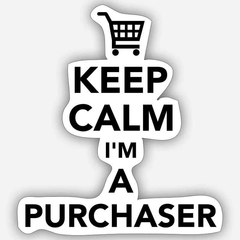 Einkäufer Sticker Größe S (10 x 10 cm)