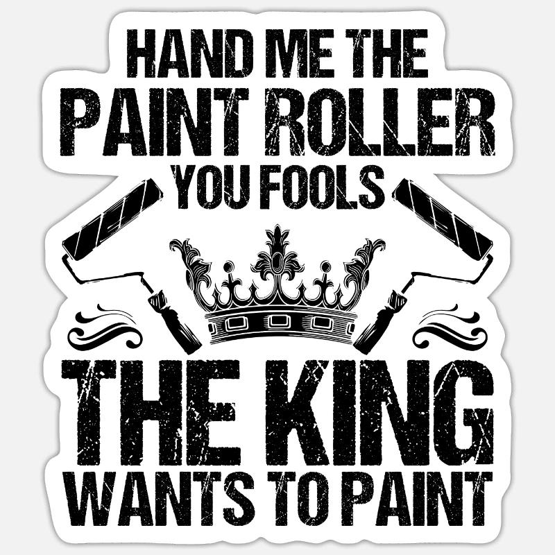 Painter and Painter Painter Painter Painting Sticker size S (10 x 10 cm)