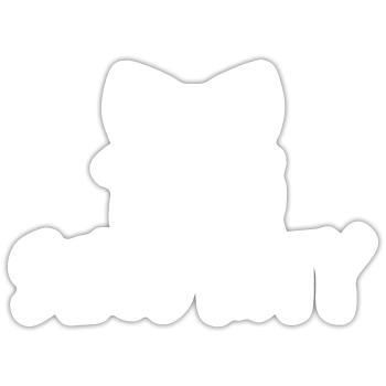 Mariage mariage mariage - Sticker taille S (10 x 10 cm) - blanc mat - Devant