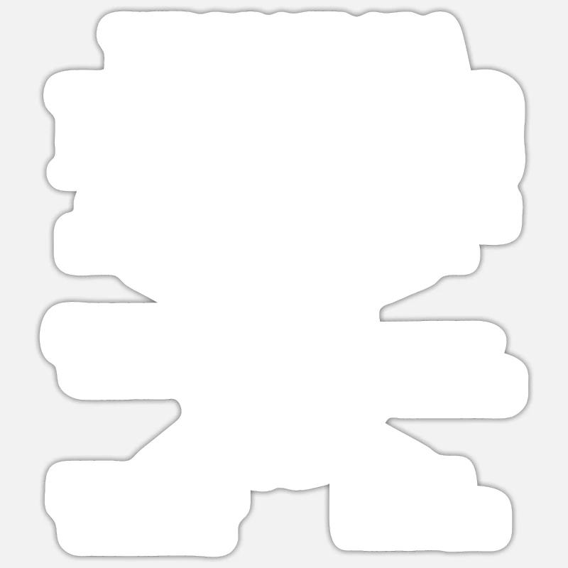 Train driver Engine driver Locomotive driver - Sticker size S (10 x 10 cm) - white matte
