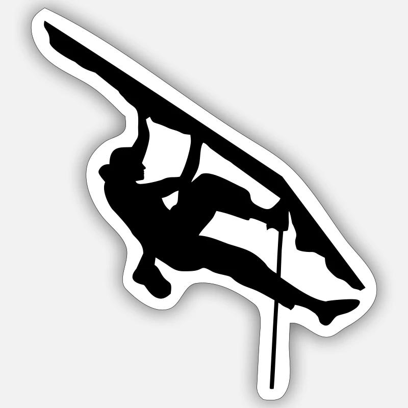 Climbing man (super cheap!) Sticker size S (10 x 10 cm)