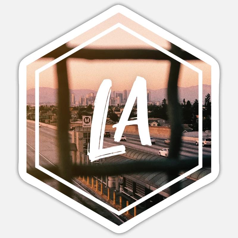 LA Sticker size S (10 x 10 cm)