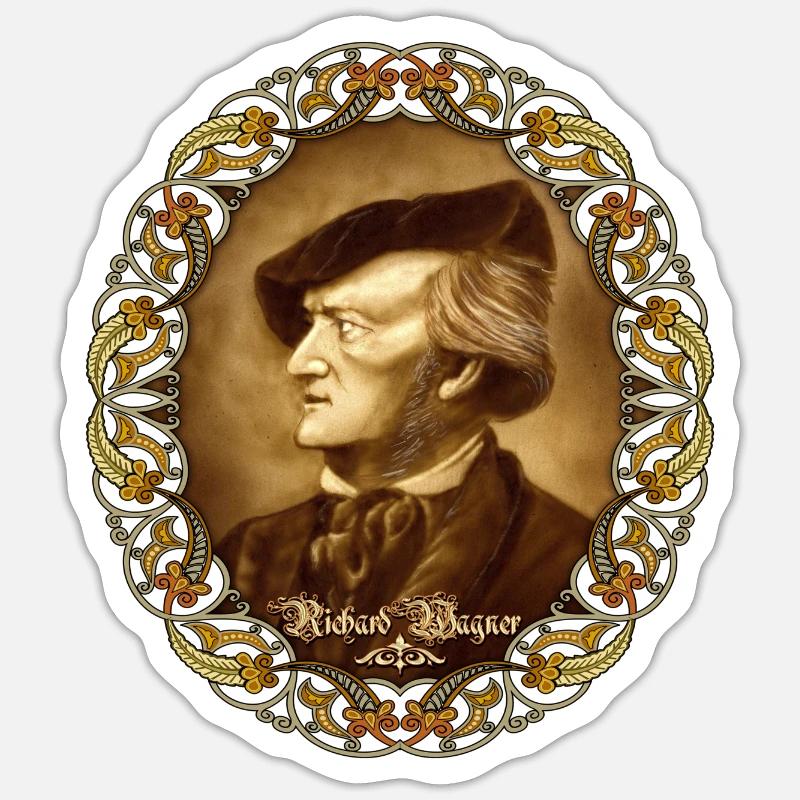 Wagner - Sticker Größe S (10 x 10 cm) - Mattweiß