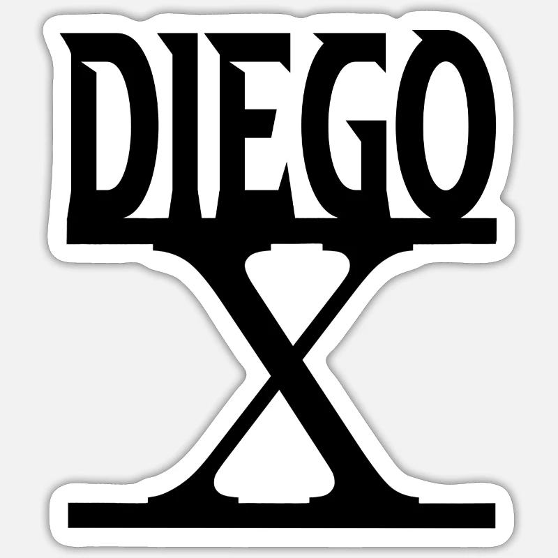 DIEGO Sticker taille S (10 x 10 cm)