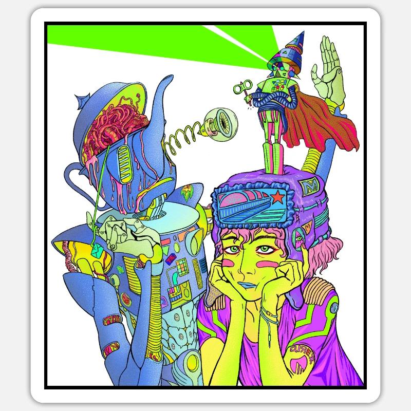 Sticker Größe S (10 x 10 cm) - 