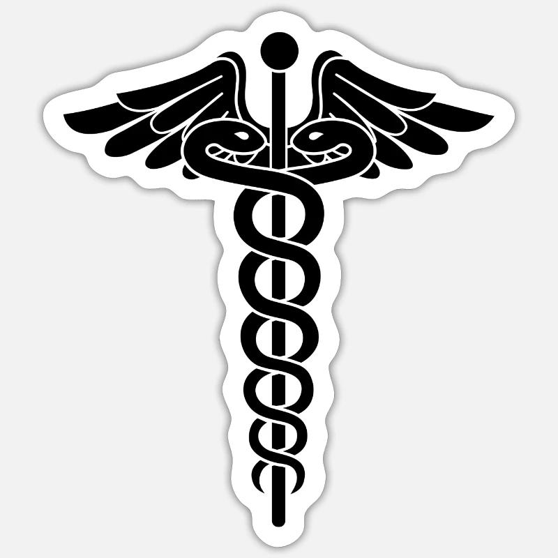 Doktor-Logo Sticker Größe S (10 x 10 cm)