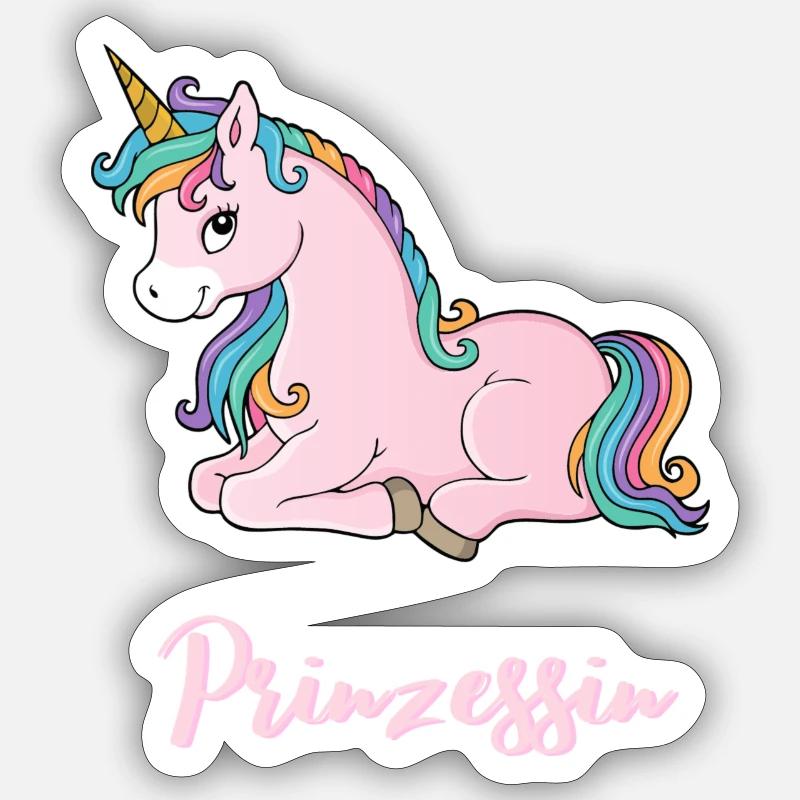 Princesse Sticker taille S (10 x 10 cm)