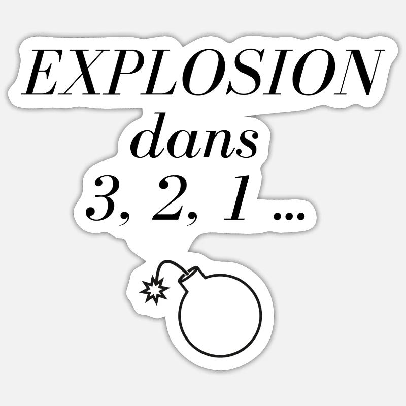 Sticker taille S (10 x 10 cm) - 