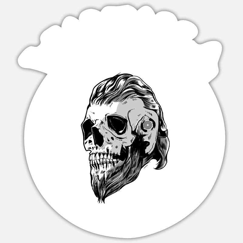 Walhalla - Sticker size S (10 x 10 cm) - white matte