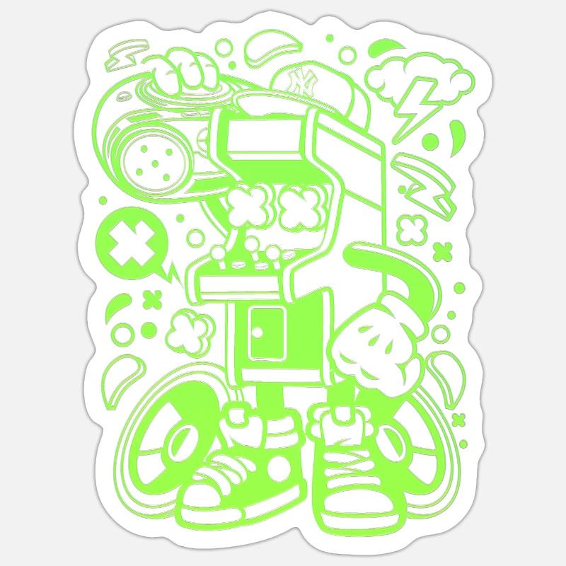 Sticker Größe S (10 x 10 cm) - 