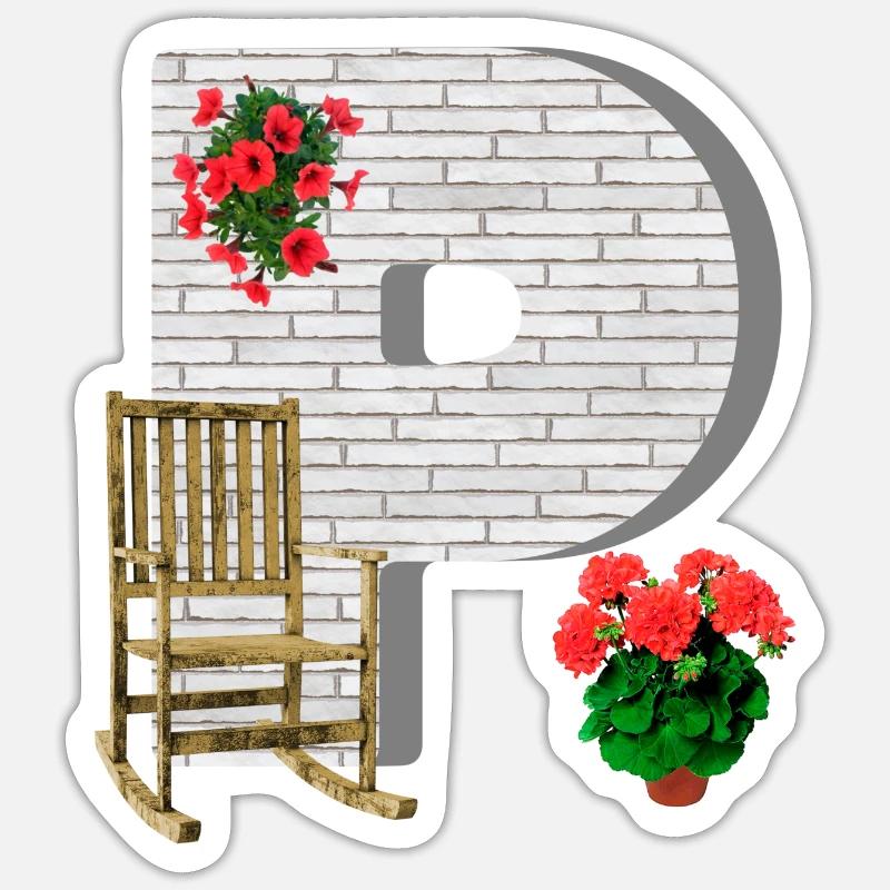garten p Sticker Größe S (10 x 10 cm)