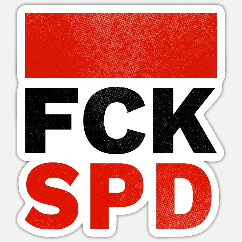 FCK SPD Sticker Größe S (10 x 10 cm)