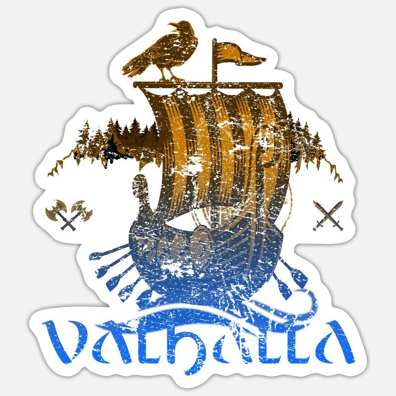 Valhalla Viking Vikings Bjoern Iron Side Sticker size S (10 x 10 cm)