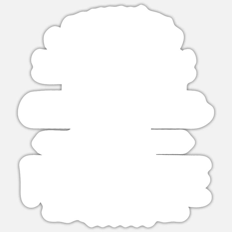 tout augmente même mon âge anniversaire drôle cool - Sticker taille S (10 x 10 cm) - blanc mat