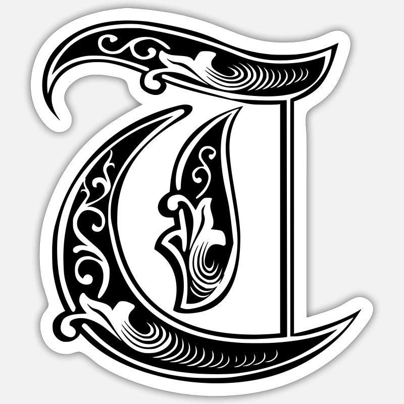 T - Sticker Größe S (10 x 10 cm) - Mattweiß