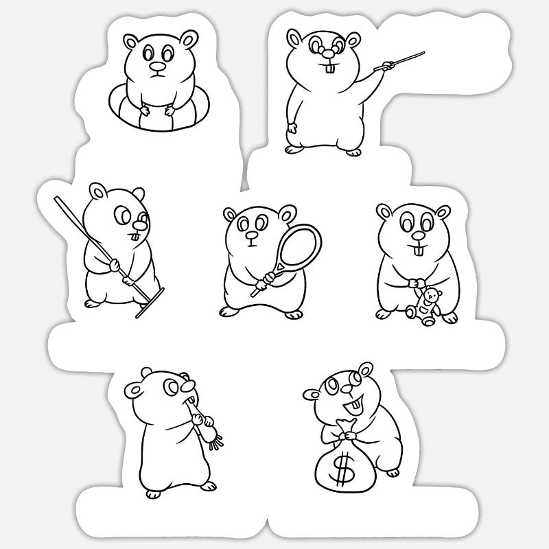 Sticker taille S (10 x 10 cm) - 