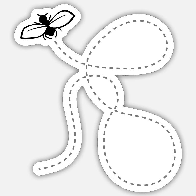 Sticker Größe S (10 x 10 cm) - 