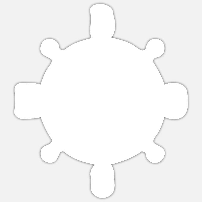 BDSM Compass Triskele Sadomaso Sub Gift Sticker size S (10 x 10 cm)