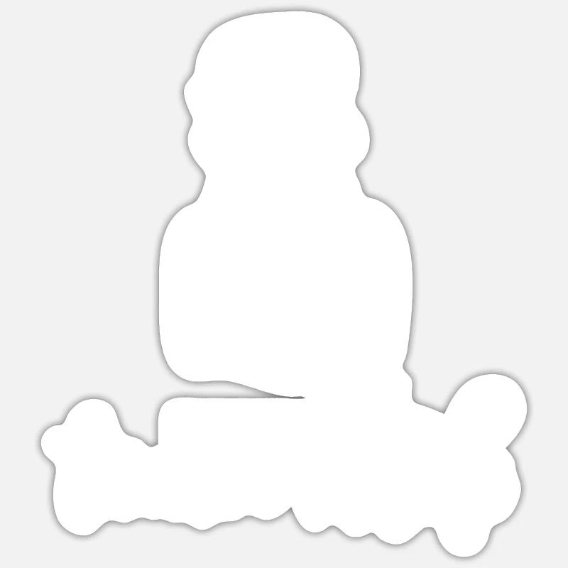 Team Bride - Sticker size S (10 x 10 cm) - white matte