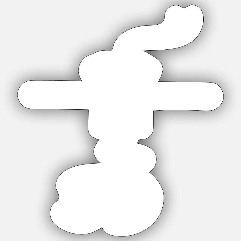 Impression 3D Life – Maker’s Pride - Sticker taille S (10 x 10 cm) - blanc mat