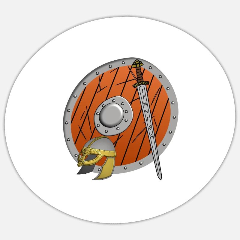 Wikinger Valhalla Calling Sticker Größe S (10 x 10 cm)