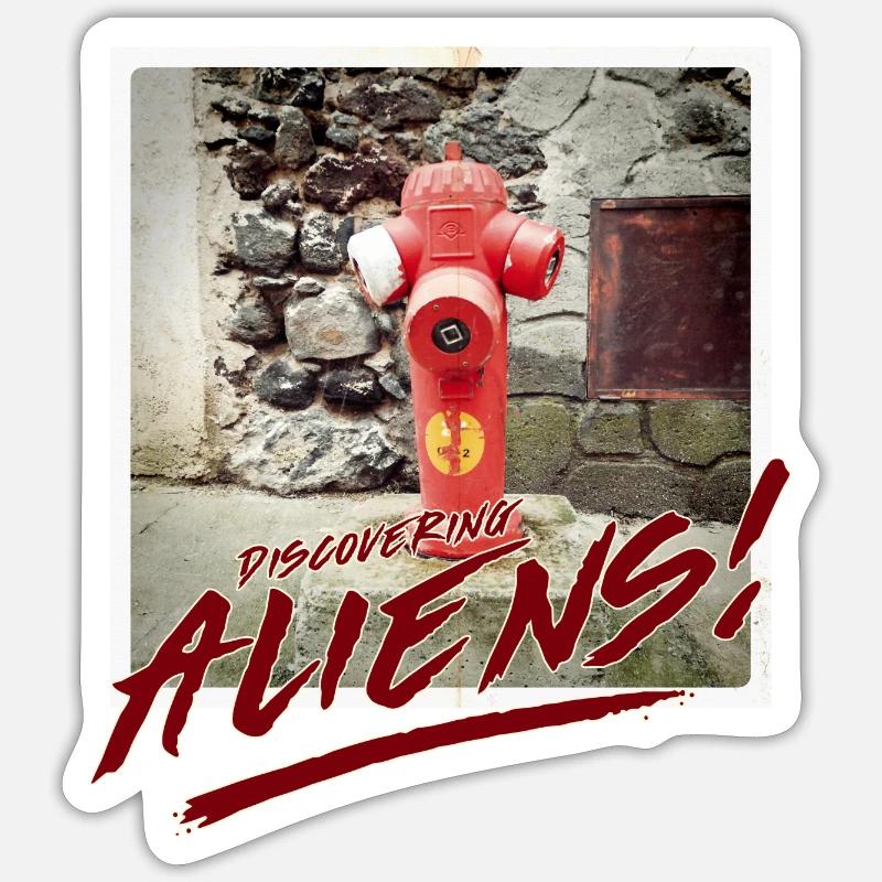 Aliens 2 - Sticker size S (10 x 10 cm) - white matte