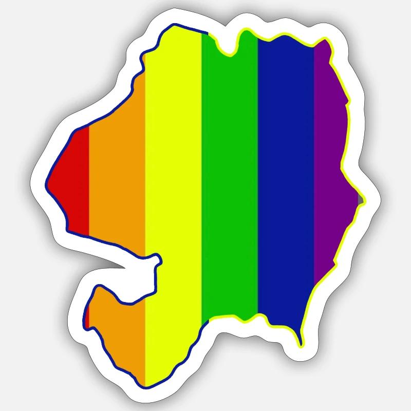 Fierté de Wicklow Sticker taille S (10 x 10 cm)