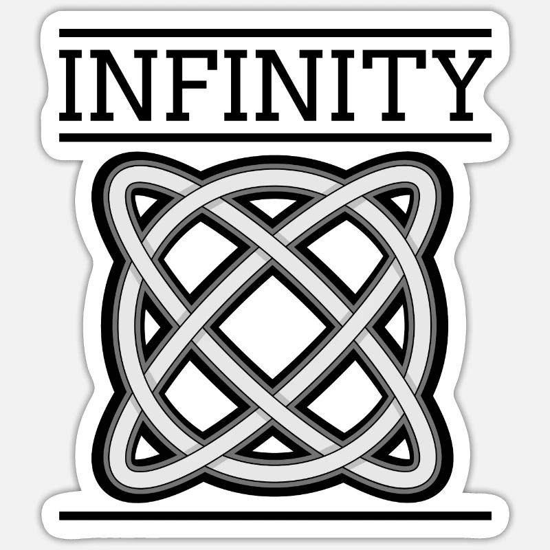 Infinity Sticker size S (10 x 10 cm)