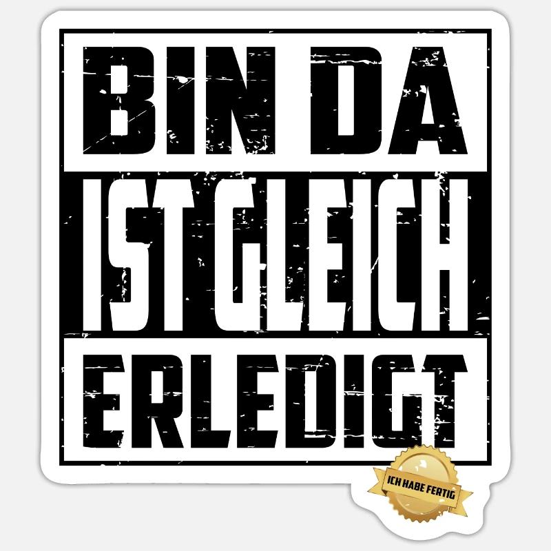 Sticker Größe S (10 x 10 cm) - 