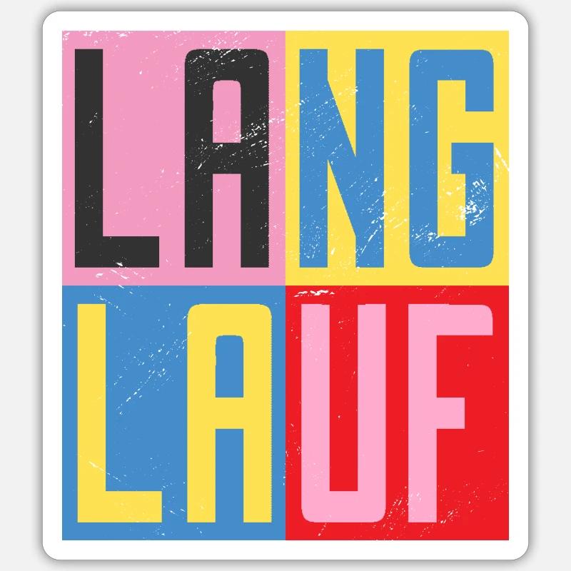 Conception à travers le pays - Sticker taille S (10 x 10 cm) - blanc mat