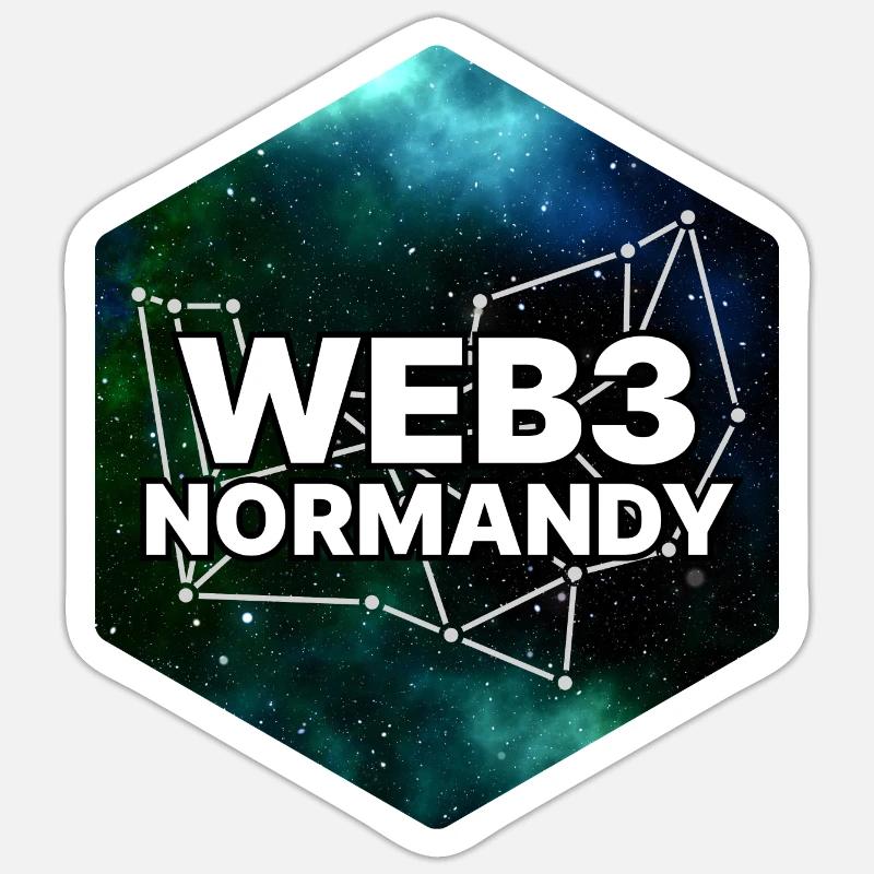 WEB3 NORMANDY Sticker taille S (10 x 10 cm)