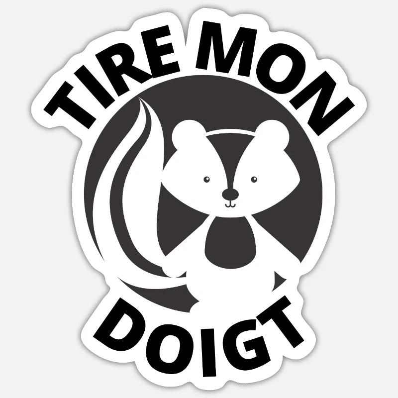 Sticker taille S (10 x 10 cm) - 