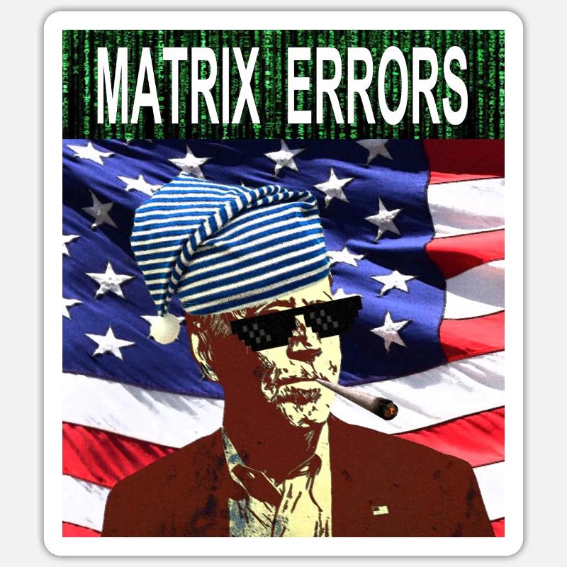 Matrix Errors - Sleepy Joe OG Sticker Größe S (10 x 10 cm)
