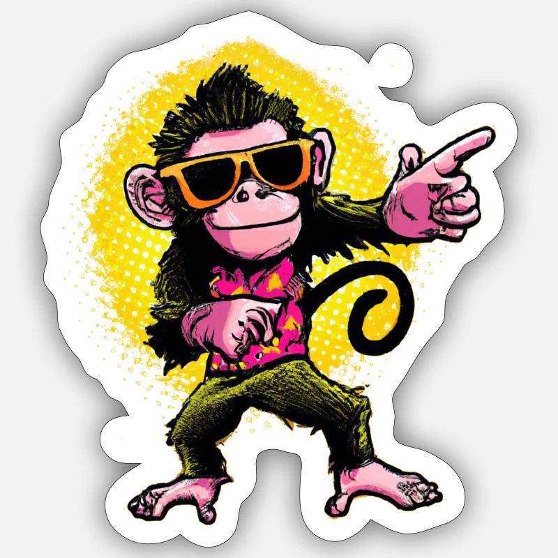 Sticker taille S (10 x 10 cm) - 