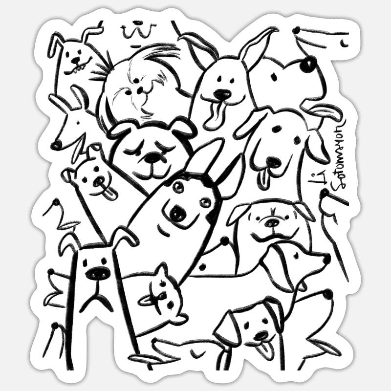 Sticker Größe S (10 x 10 cm) - 