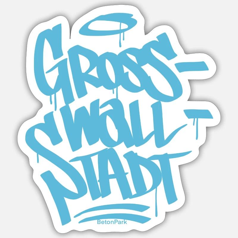 Grosswallstdadt Sticker size S (10 x 10 cm)