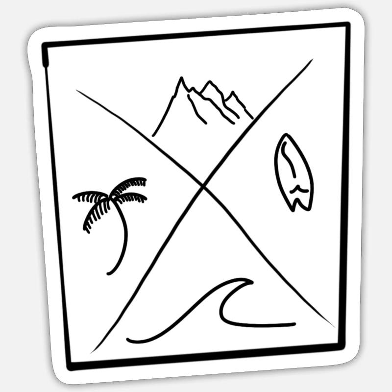 Sticker Größe S (10 x 10 cm) - 