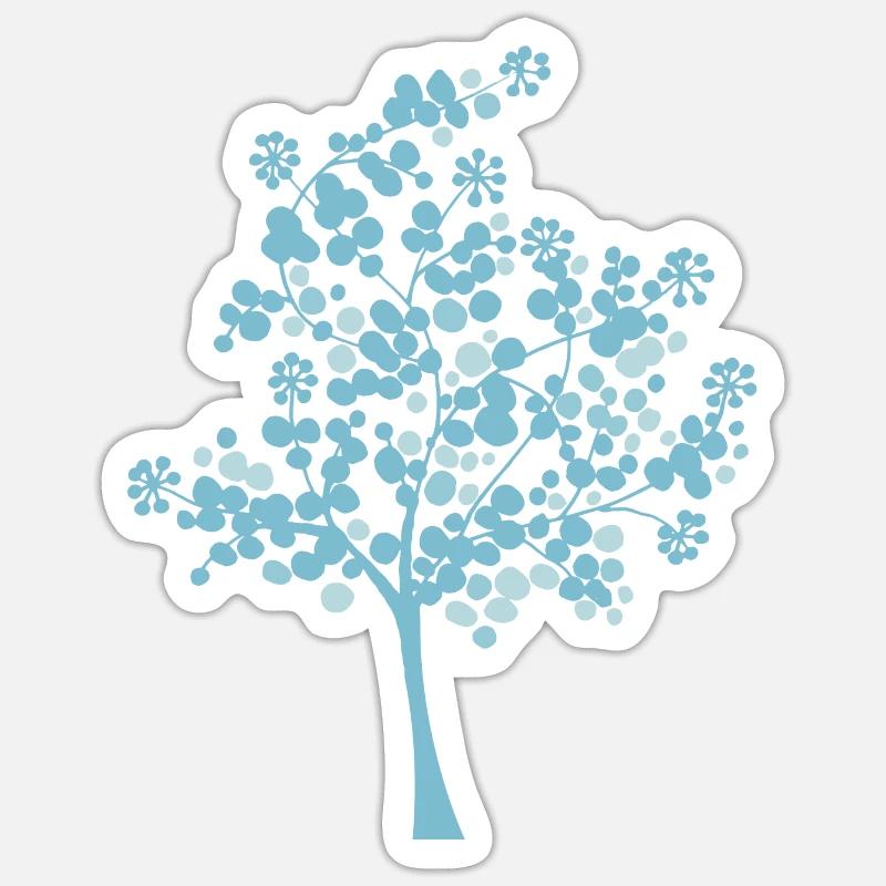 Snowball tree Sticker size S (10 x 10 cm)