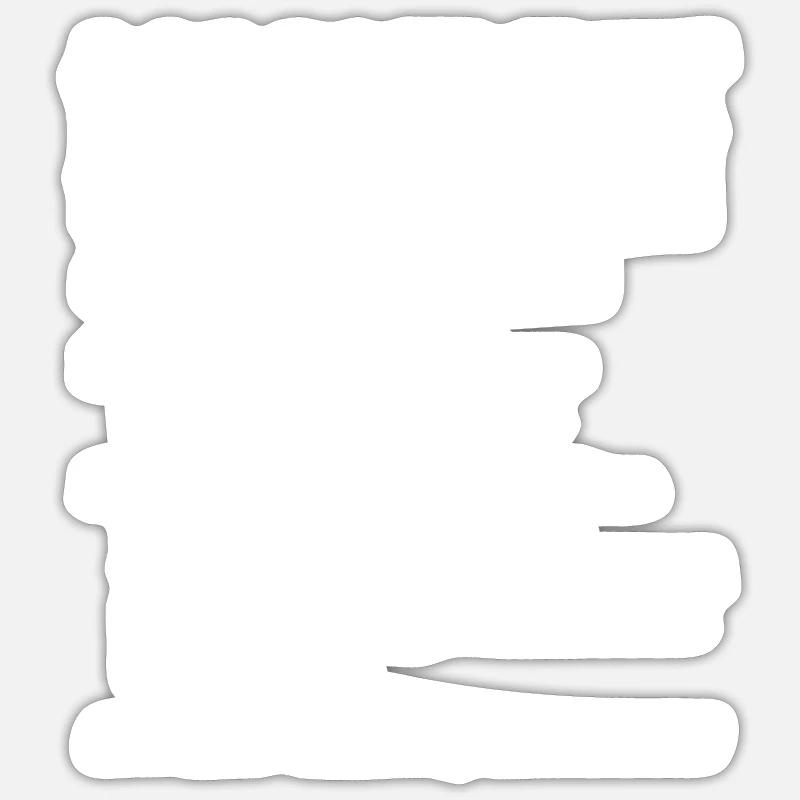 CNC Machinist – CNC Programmer CNC Machine - Sticker Größe S (10 x 10 cm) - Mattweiß