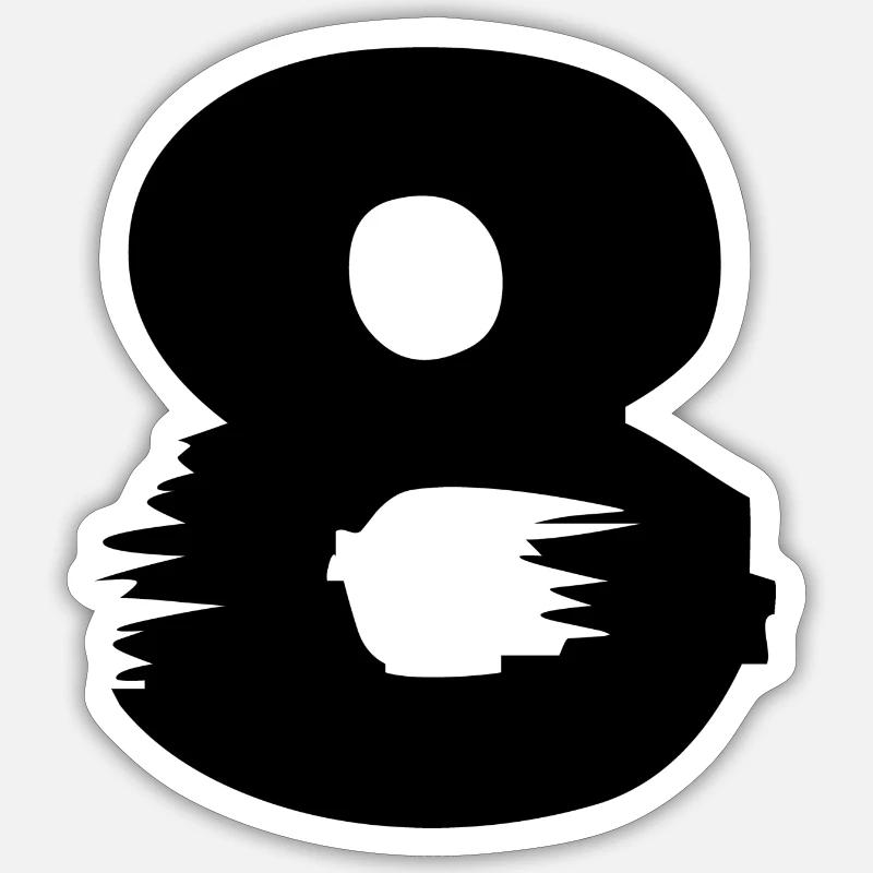 Sticker Größe S (10 x 10 cm) - 