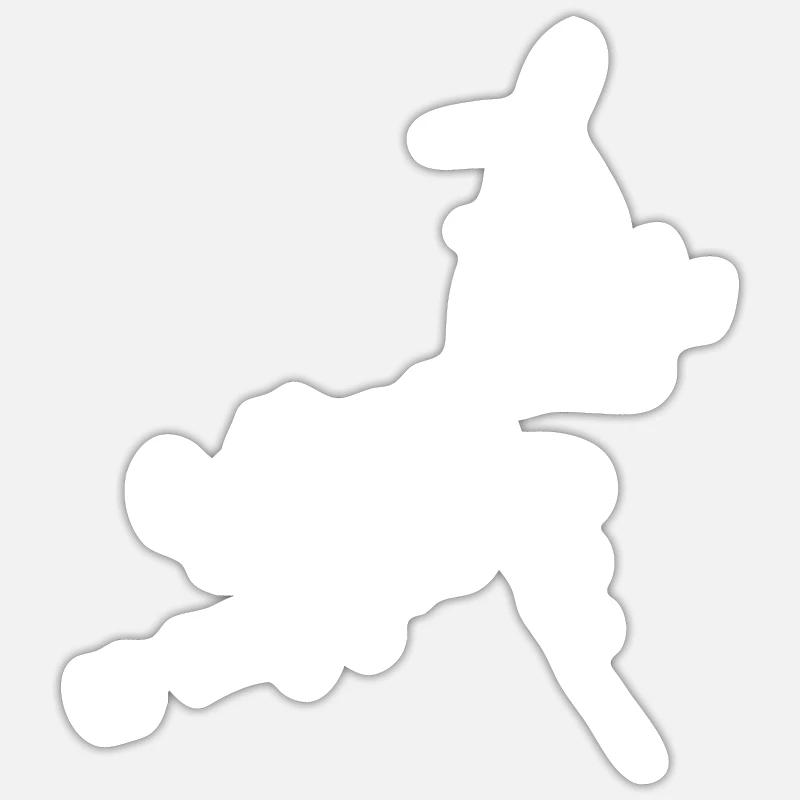 Pilot flies airplane flight hours "getting high" Sticker size S (10 x 10 cm)