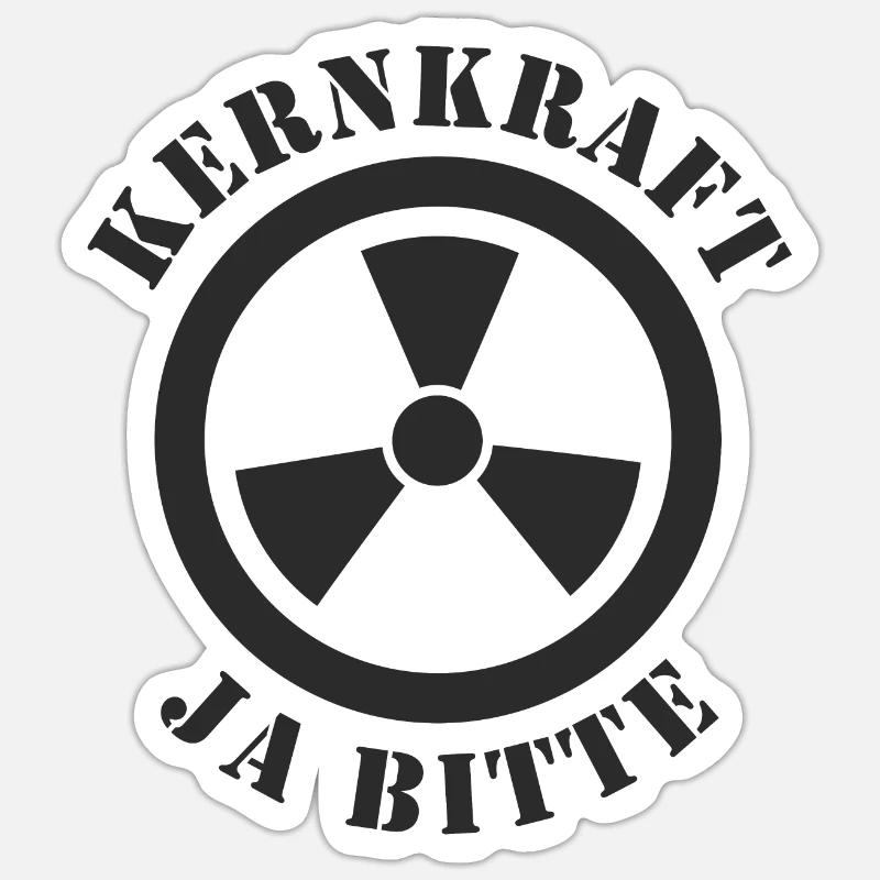 Kernkraft, Ja bitte Sticker Größe S (10 x 10 cm)