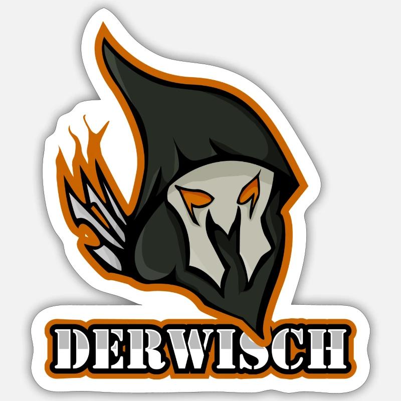 Got Derwisch? - Sticker Größe S (10 x 10 cm) - Mattweiß