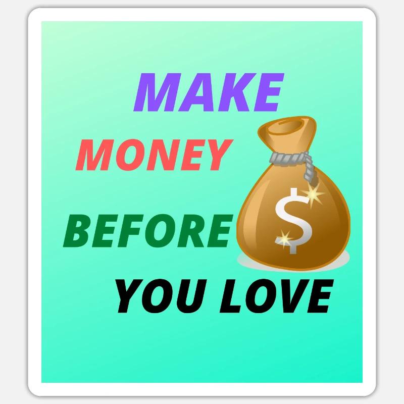MAKE MONEY2 Sticker size S (10 x 10 cm)